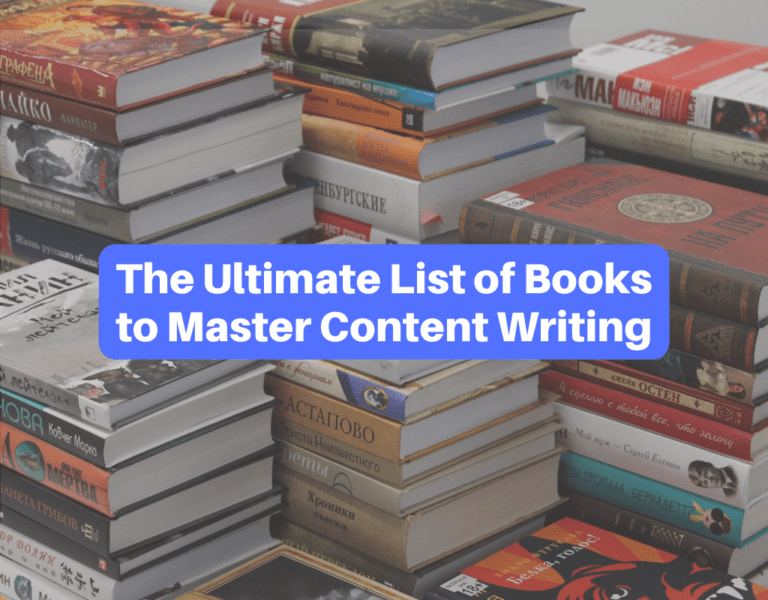 The Ultimate List of Books to Master Content Writing